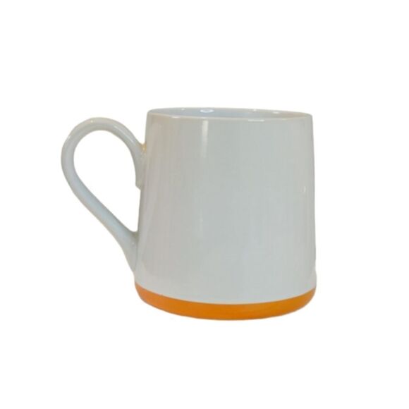 Autumn Burnt Orange Leaf Print "But I think I Love Fall Most Of All" Coffee Mug - Picture 2 of 5